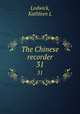 The Chinese recorder. 31, Kathleen L. Lodwick 