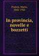 In provincia, novelle e bozzetti, Pratesi, Mario, 1842-1921 
