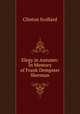 Elegy in Autumn: In Memory of Frank Dempster Sherman, Clinton Scollard 