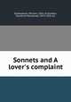 Sonnets and A lover