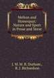 Melton and Homespun: Nature and Sport in Prose and Verse, J. M. M. B. Durham , R. J. Richardson 