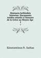 Mnmeia hellniks historias: Documents indits relatifs l`histoire de la Grce au Moyen ge .. 2, Konstantinos N. Sathas 