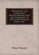 Akkadische und sumerische Keilschrifttexte nach den Originalen im britischen Museum copirt und ., Paul Haupt 