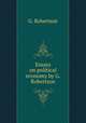 Essays on political economy by G. Robertson., G. Robertson 