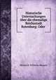 Historische Untersuchungen ber die ehemalige Reichsstadt Rotenburg: Oder ., Heinrich Wilhelm Bensen 