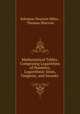 Mathematical Tables: Comprising Logarithms of Numbers, Logarithmic Sines, Tangents, and Secants ., Solomon Pearson Miles , Thomas Sherwin 