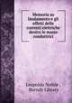 Memoria su lndamento e gli effetti delle correnti elettriche dentro le masse conduttrici, Leopoldo Nobile , Burndy Library 