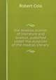 the madras journal of literature and science, publshed under the auspices of the madras literary ., Robert Cole 