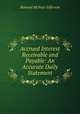 Accrued Interest Receivable and Payable: An Accurate Daily Statement, Howard McNayr Jefferson 