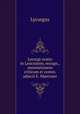 Lycurgi oratio in Leocratem, recogn., annotationem criticam et comm. adjecit E. Maetzner, Lycurgus 