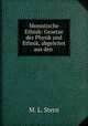 Monistische Ethnik: Gesetze der Physik und Ethnik, abgeleitet aus den ., M. L. Stern 