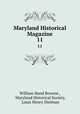 Maryland Historical Magazine. 11, William Hand Browne , Maryland Historical Society, Louis Henry Dielman 