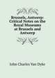 Brussels, Antwerp: Critical Notes on the Royal Museums at Brussels and Antwerp, John Charles van Dyke 