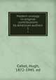 Modern urology in original contributions by American authors. 1, Cabot, Hugh, 1872-1945. ed 