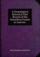 A Genealogical Record of One Branch of the Donaldson Family in America ., May Donaldson McKitrick 