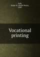 Vocational printing, Polk, Ralph W. (Ralph Weiss), 1890- 