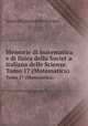 Memorie di matematica e di fisica della Societ`a italiana delle Scienze. Tomo 17 (Matematica), Societa Italiana delle Scienze 