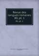 Revue des langues romanes. 80, pt. 1, 