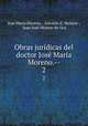 Obras juridicas del doctor Jose Maria Moreno.--, Jose Maria Moreno 