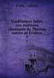 Conferences faites aux matinees classiques du Theatre nation de l