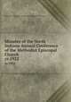 Minutes of the North Indiana Annual Conference of the Methodist Episcopal Church. yr.1922, Methodist Episcopal Church. North Indiana Conference 