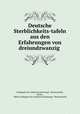 Deutsche Sterblichkeits-tafeln aus den Erfahrungen von dreiundzwanzig ., Collegium fur LebensversicherungsWissenschaft 