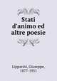 Stati d`animo ed altre poesie, Lipparini, Giuseppe, 1877-1951 