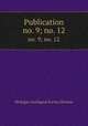 Publication. no. 9; no. 12, Michigan Geological Survey Division 