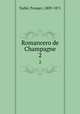 Romancero de Champagne. 2, Prosper Tarbe 