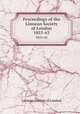 Proceedings of the Linnean Society of London. 1855-63, Linnean Society of London 