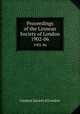 Proceedings of the Linnean Society of London. 1902-06, Linnean Society of London 