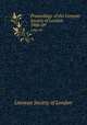 Proceedings of the Linnean Society of London. 1906-09, Linnean Society of London 