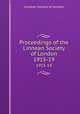 Proceedings of the Linnean Society of London. 1915-19, Linnean Society of London 