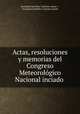 Actas, resoluciones y memorias del Congreso Meteorologico Nacional inciado ., 
