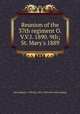 Reunion of the 37th regiment O.V.V.I. 1890. 9th; St. Mary