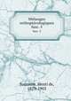 Mlanges orthoptrologiques. fasc. 5, Saussure, Henri de, 1829-1905 
