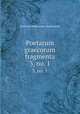 Poetarum graecorum fragmenta. 3, no. 1, Wilamowitz-Moellendorff Ulrich von 