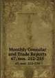 Monthly Consular and Trade Reports. 67, nos. 252-255, United States Bureau of Manufactures 