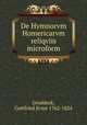 Commentatio de Hymnorum Homericarum reliquiis, Groddeck, Gottfried Ernst 1762-1824 