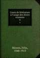 Cours de litterature a l