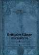 Kritische Gnge microform. 6, Vischer, Friedrich Theodor, 1807-1887 