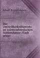 Inagural-Dissertation der juristischen Fakultat der Universitat Tubingen, Albert Eugen Adam 