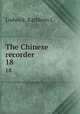The Chinese recorder. 18, Kathleen L. Lodwick 