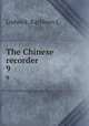 The Chinese recorder. 9, Kathleen L. Lodwick 