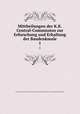 Mittheilungen der Kaiserl. Konigl. Central-Commission zur Erforschung und Erhaltung der Baudenkmale, Karl Freiherrn von Czoernig 