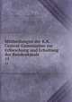 Mittheilungen der K.K. Central-Commission zur Erforschung und Erhaltung der Baudenkmale. 11, Joseph Alexander Freiherrn von Helfert 