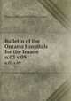 Bulletin of the Ontario Hospitals for the Insane. n.03 v.09, Ontario Hospitals for the Insane 