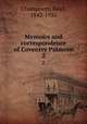 Memoirs and correspondence of Coventry Patmore. 2, Champneys, Basil, 1842-1935 