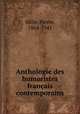 Anthologie des humoristes francais contemporains, Mille, Pierre, 1864-1941 
