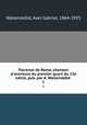 Florence de Rome, chanson d`aventure du premier quart du 13e sicle, pub. par A. Wallenskld . 1, Axel Gabriel Wallenskold 